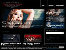 Tablet Screenshot of ilovevampirenovels.com
